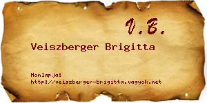 Veiszberger Brigitta névjegykártya